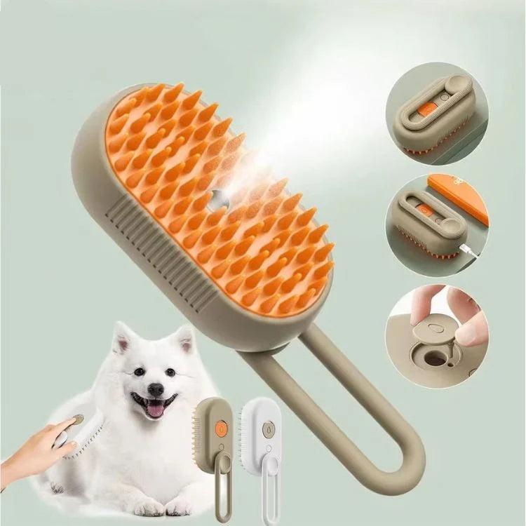 Cepillo a Vapor 3 en 1 para mascotas
